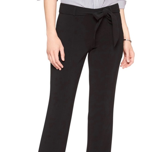 Banana Republic Logan tie front pants - Picture 1 of 3